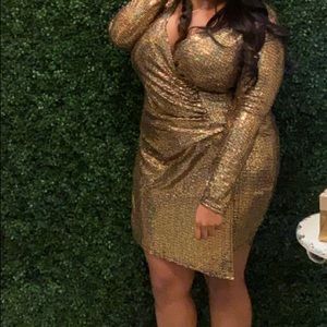 Gold sparkly Dress